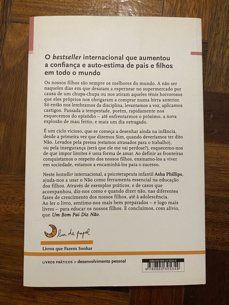 Livro “Um bom pai diz não”