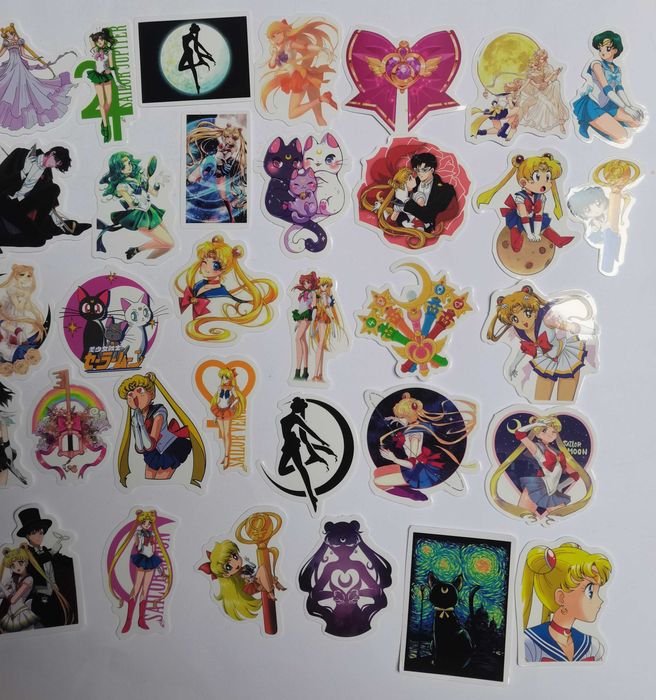 Sailor Moon Czarodziejka z Księżyca (anime) naklejki zestaw 50 szt [3]