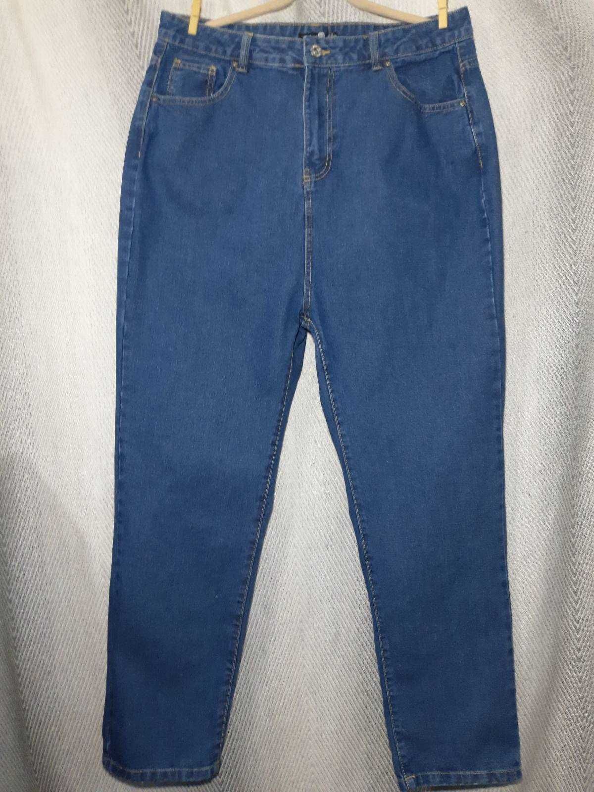 100% коттон Брендовые женские джинсы. высокая посадка Boohoo