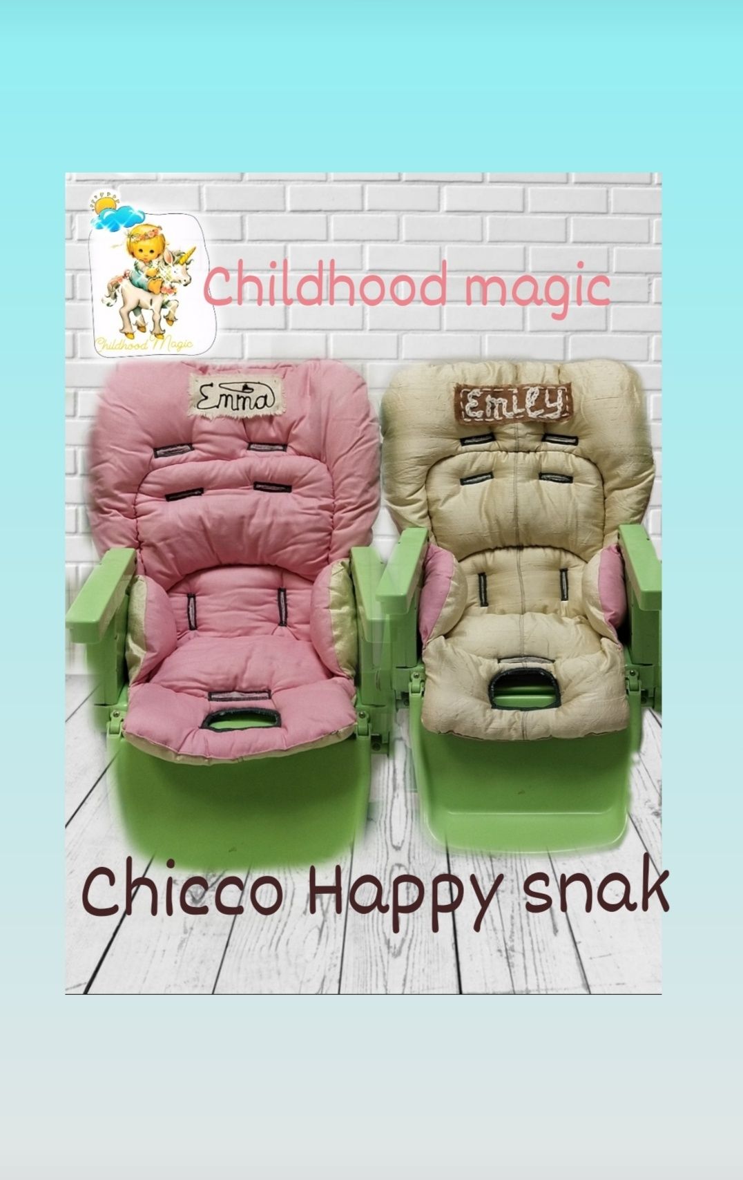 Чехлы на стульчики для кормления модель Chicco Happy Snak