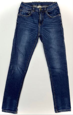 Spodnie jeansy ZARA Kids 152 klasyczne rurki przecierane