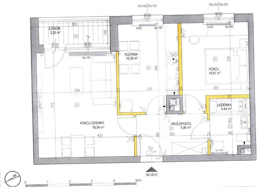 Mieszkanie 2 pokojowe blisko lasu 10 minut do metra, pełne wyposażenie