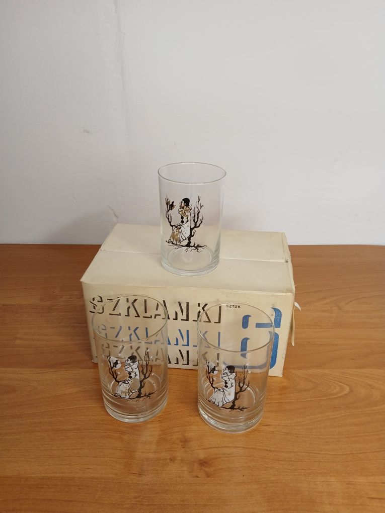 MO15 szklanki 6szt komplet prl