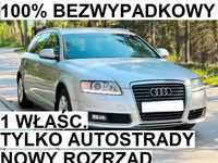 Audi A6 100%BEZWYPADKOWY 1właściciel NowyRozrząd Skóra/Alcantara Navi IGŁA!!