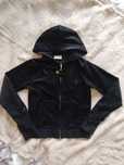 Bluza z kapturem czarna Juicy Couture