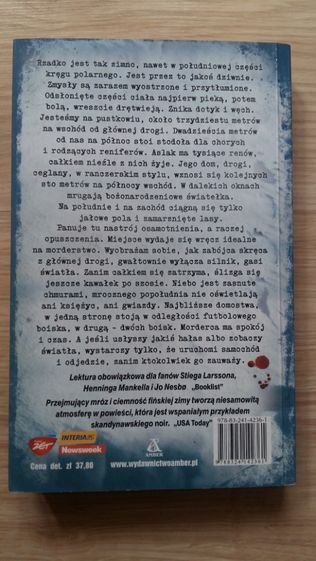 Książka Anioły śniegu - James Thompson, wydawnictwo Amber