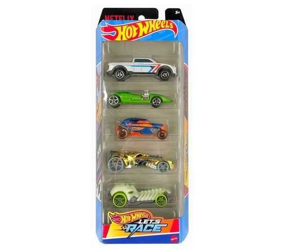 Resoraki Auta Hot Wheels Pięciopak 5szt. HW Let's Race