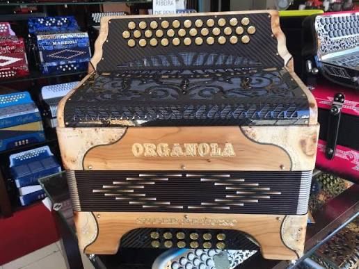Concertina organola super de luxo carbono