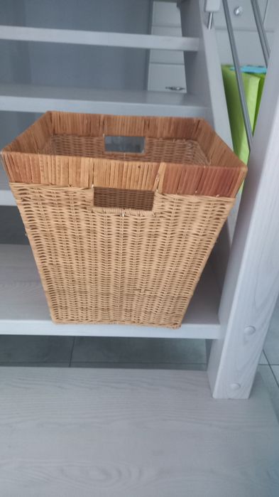 Kosz Stan idealny wiklinowy jasny