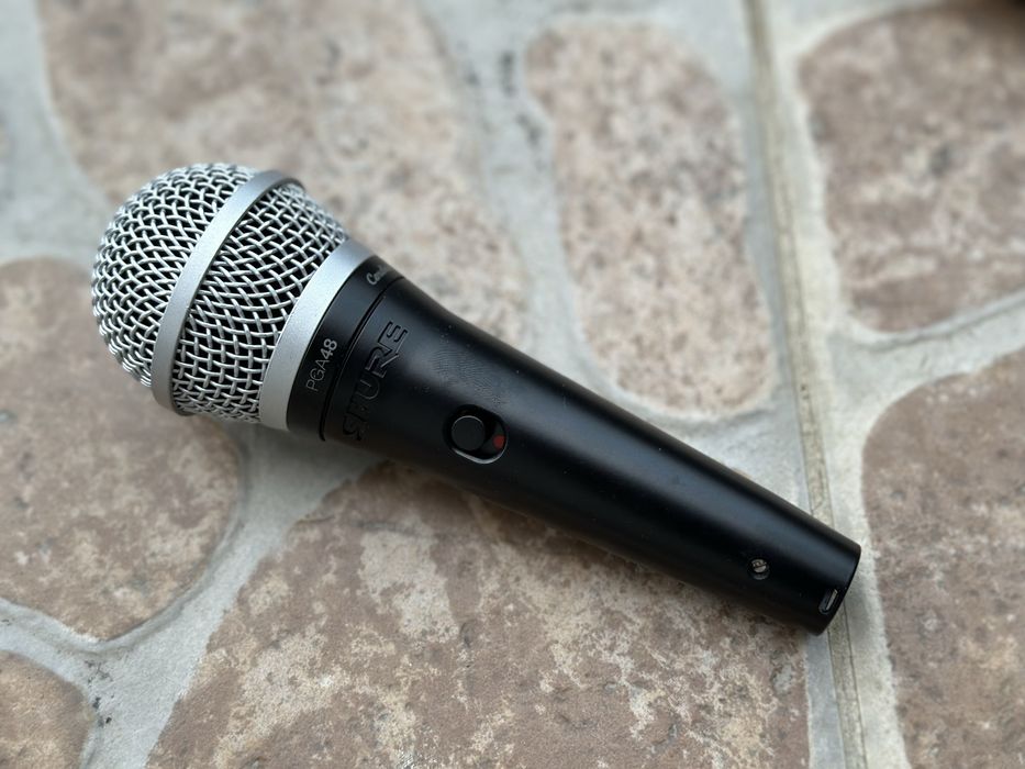 ++ Mikrofon SHURE PGA48 dynamiczny LIVE ++