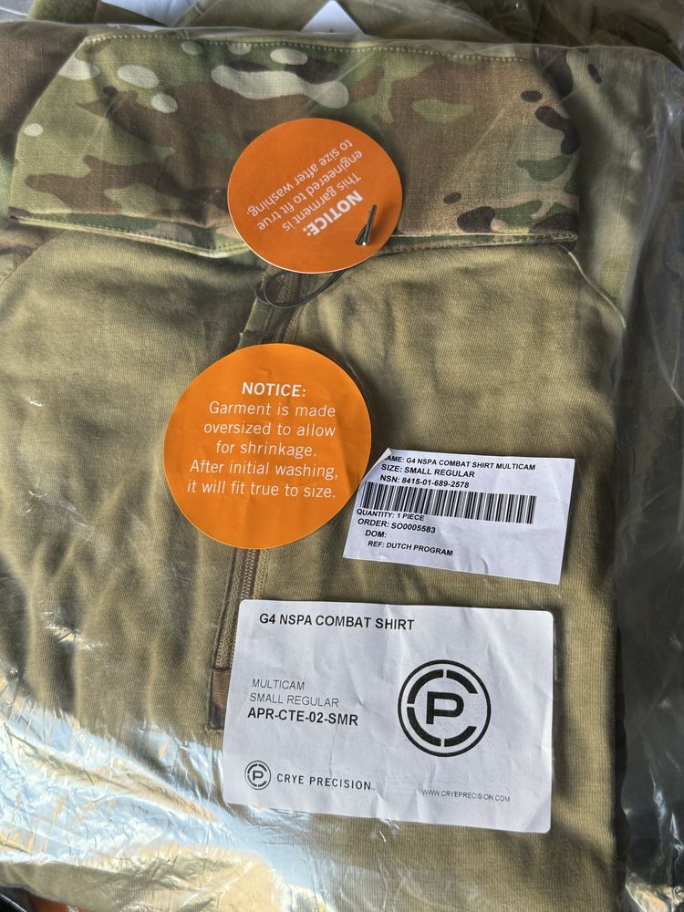 Бойова сорочка Crye Precision G4 Combat Shirt Multicam розміри С та М