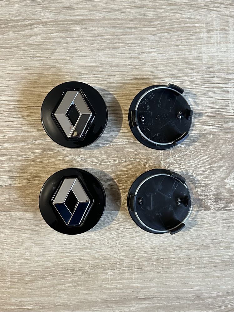Conjunto 4 Centros Jantes Renault 54mm 56mm 57mm 60mm 65mm 68mm