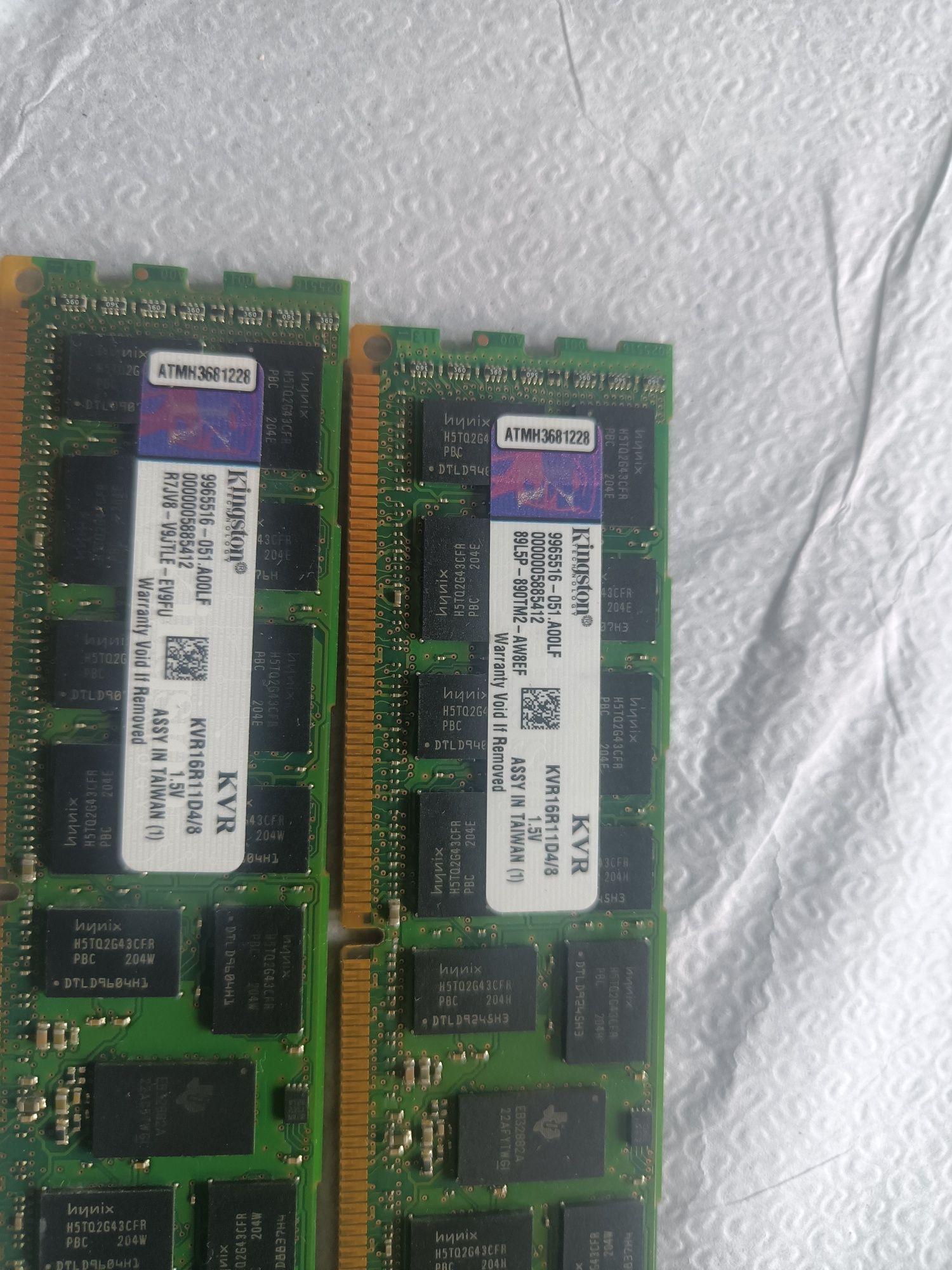Pamięć serwerowa Kingston ECC REGISTERED DDR3 1600MHz PC3-12800 RDIMM