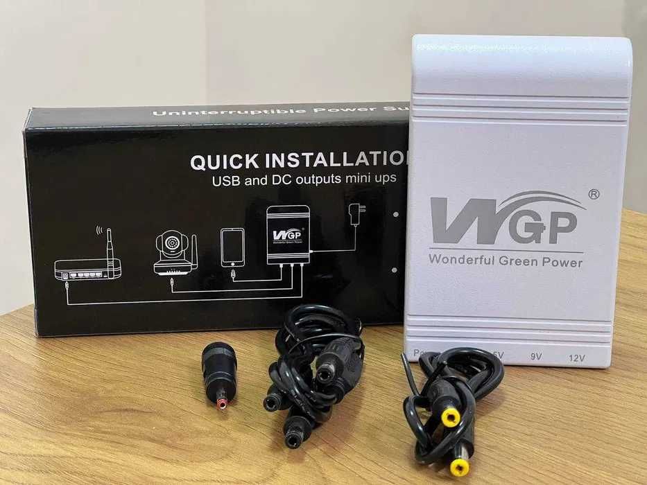 ДБЖ для роутерів WGP 103 UPS 5V 9V 12V 10400 mAh