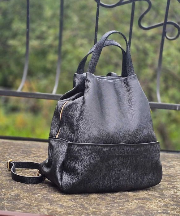 Сумка рюкзак Virginia Conti Італія. Натуральна шкіра.