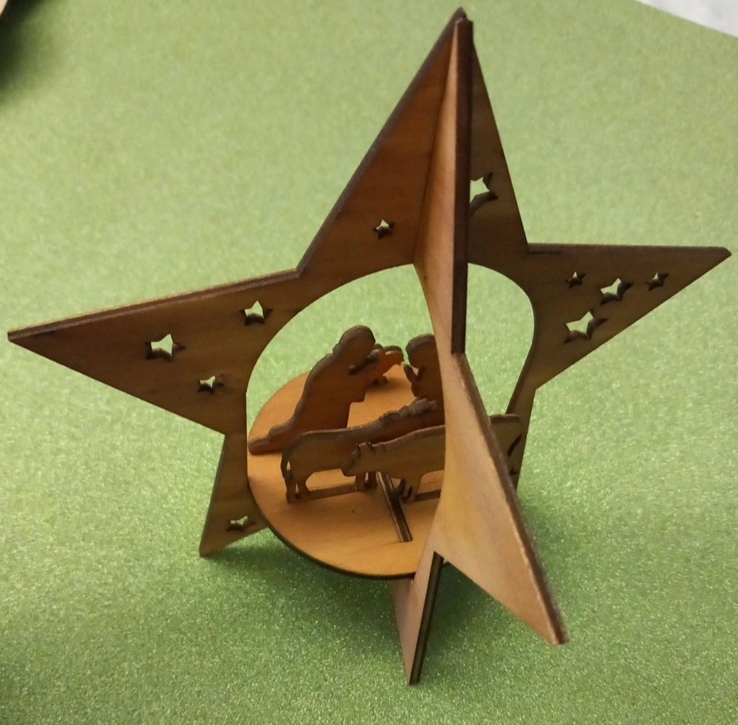 Presépio estrela 16cm