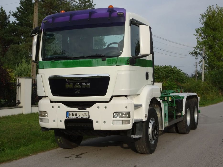 MAN TGS 26.360 26.400 6x4 Hakowiec Sprowadzony Idealny Dwa Mosty