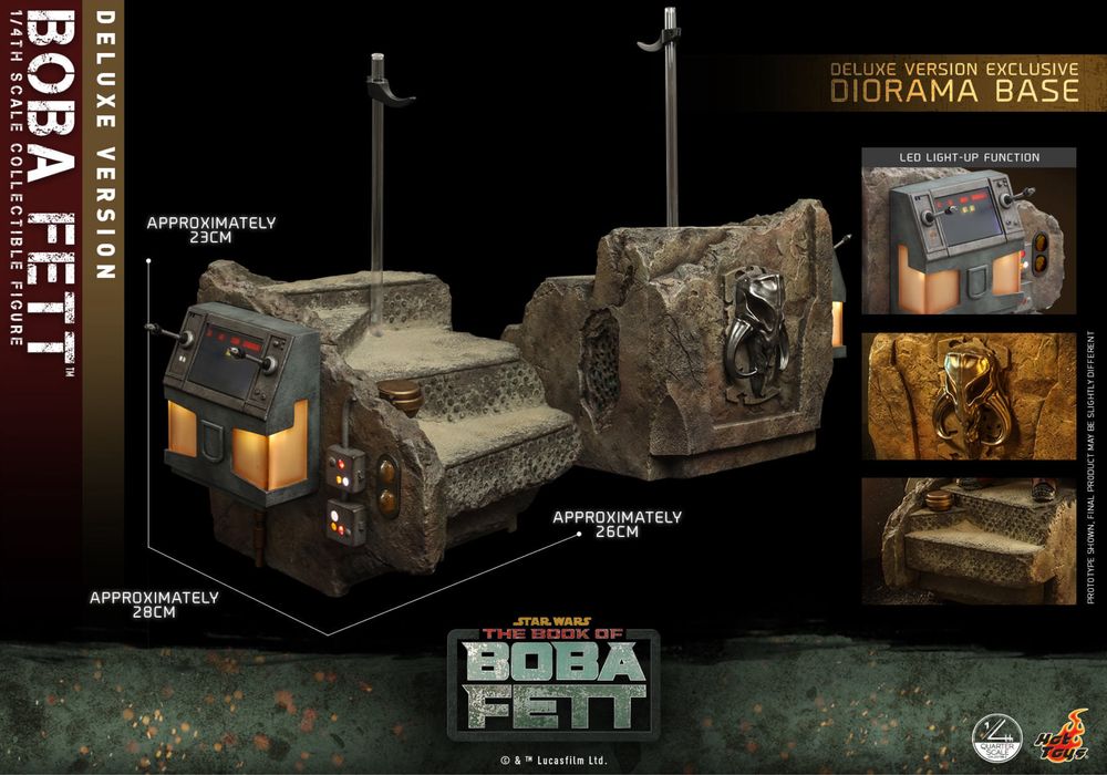 Фигурка 1/4 hot toys qs 23 THE BOOK OF BOBA FETT – BOBA FETT star wars