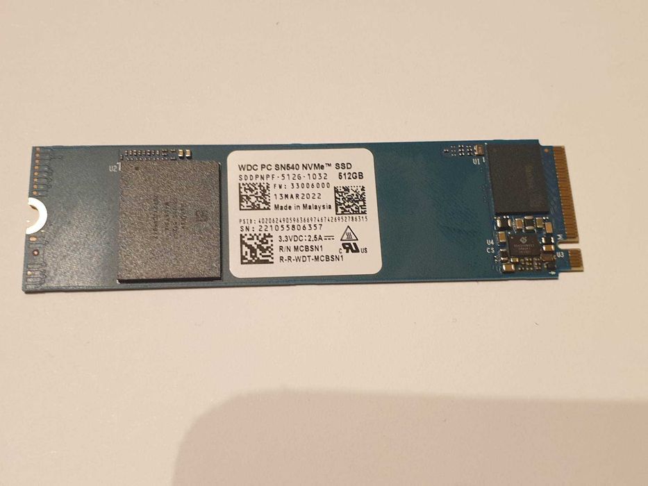 NOWY Dysk SSD 512Gb WDC PC SN540 NVMe M.2 PCIe