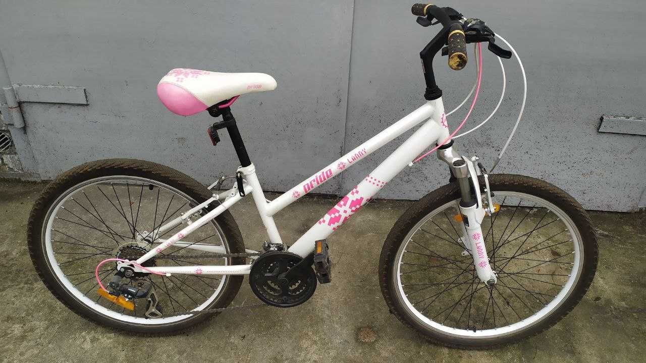 Велосипед PRIDE LANNY 2014 24" біло-рожевий (підлітковий)