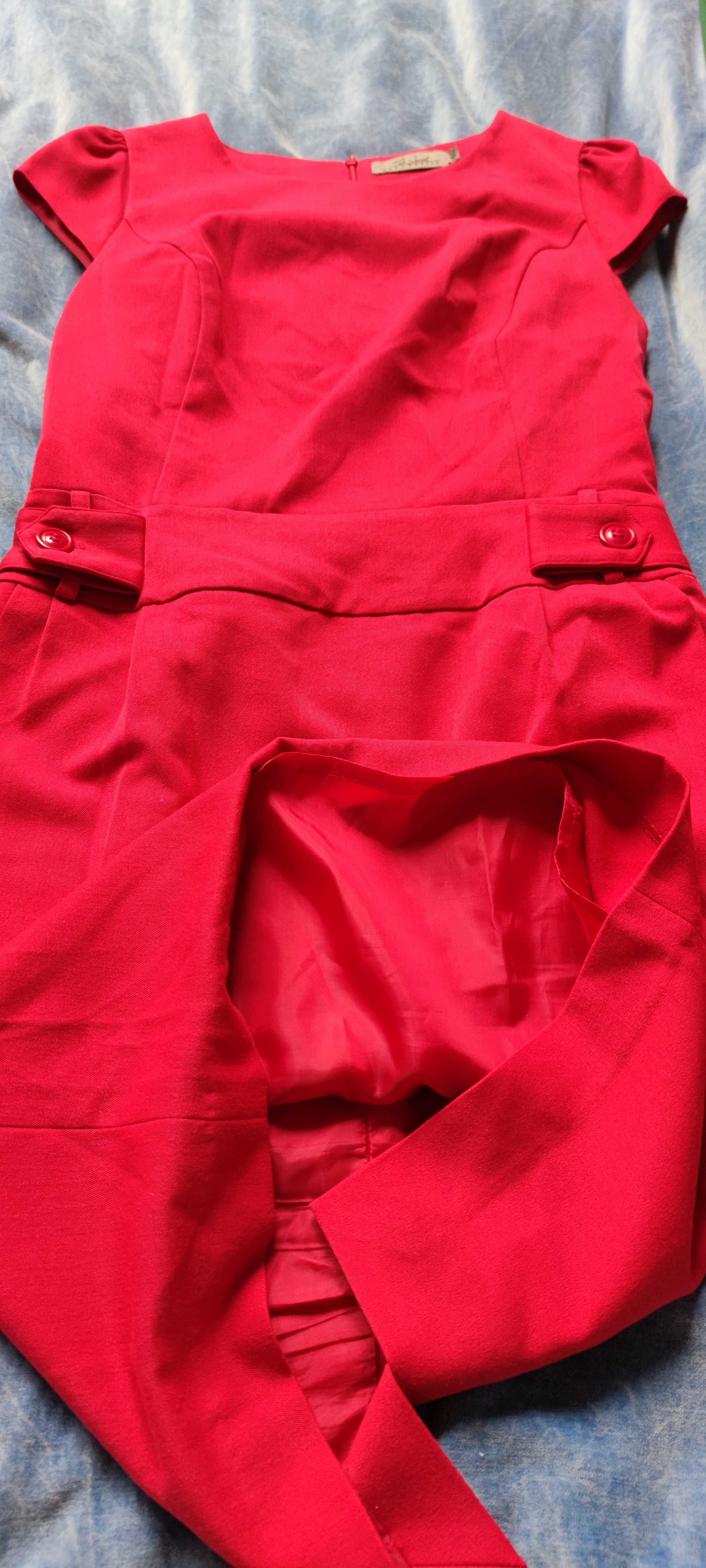 Sukienka czerwona - Top secret r. 40