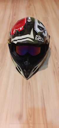 Kask Hecht S 55-56 plus google 100%