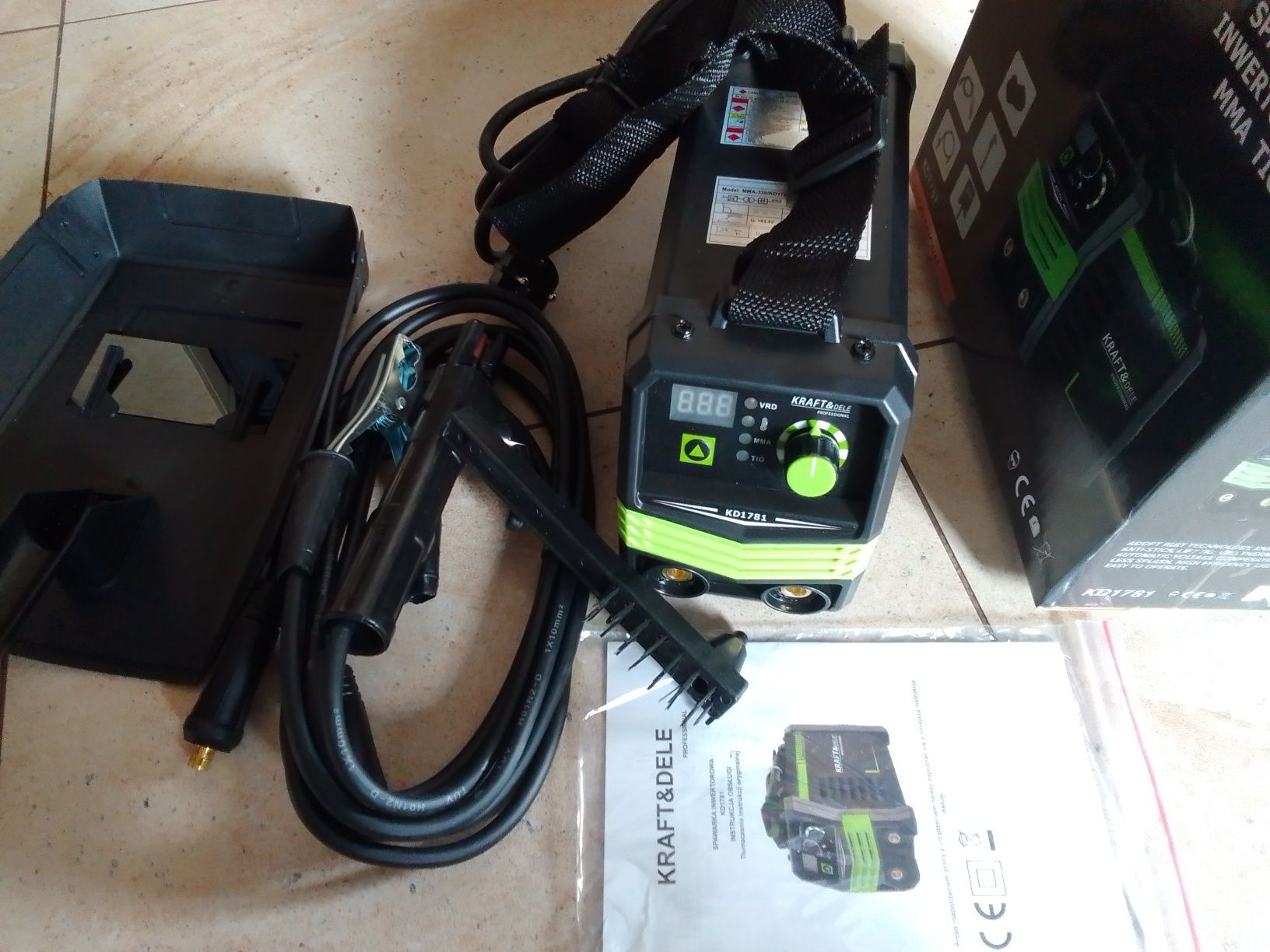 Spawarka inwertorowa kraft-dele 330 KD1781 MMA, TIG.