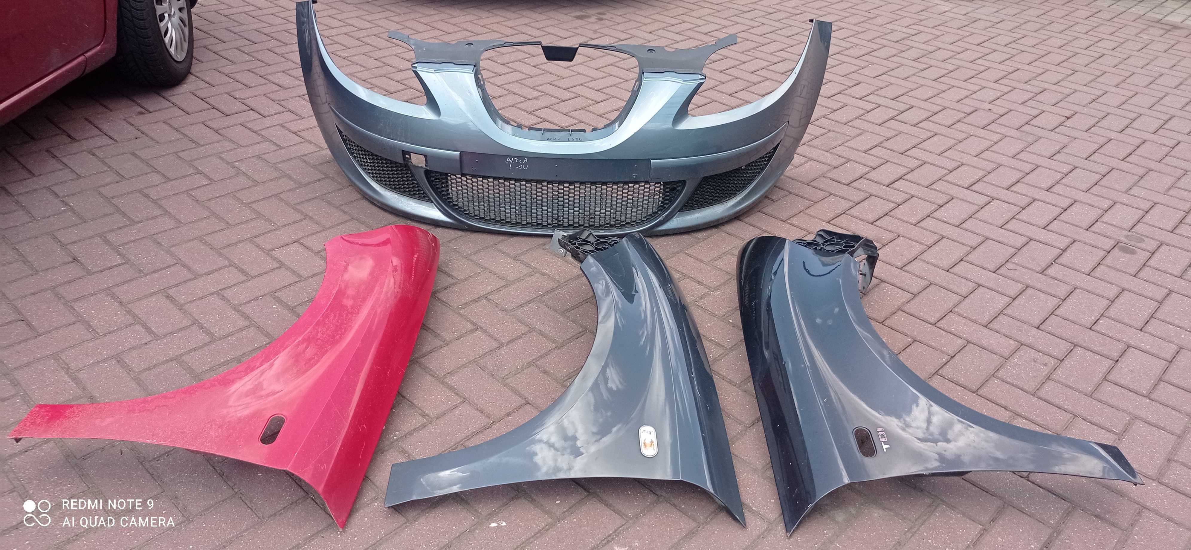 seat Altea toledo 2 leon II zderzak ls5u błotnik przód
