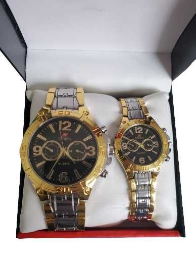 Zegarek męski i damski Geneva bransoleta, stal szlachetna NOWE