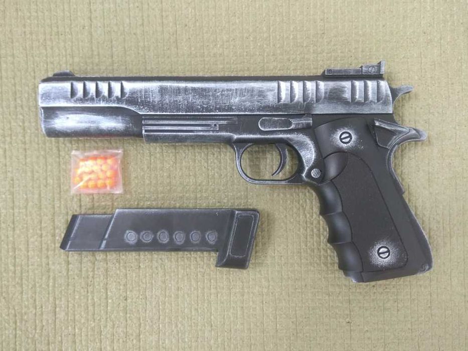 Детский Пистолет Colt Пластмассовый на пульках - Игрушка