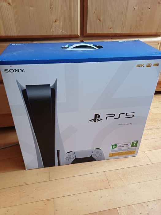 Playstation 5 Blu-ray 825gb +2 геймпада +зарядна станція
