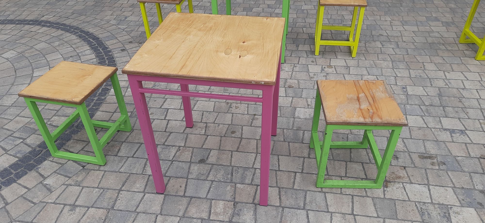 Stół 60 x 60 cm stoły ogródek piwny do restauracji stolik barowy