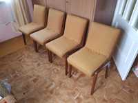 Komplet krzeseł AGA PRL 4szt,  Krzesło AGA