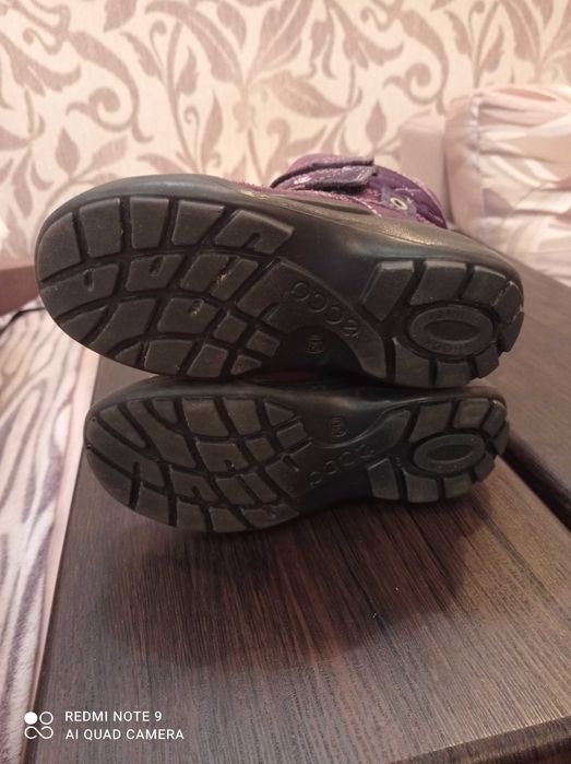 Ботинки зимние Ecco, сапожки для девочки.