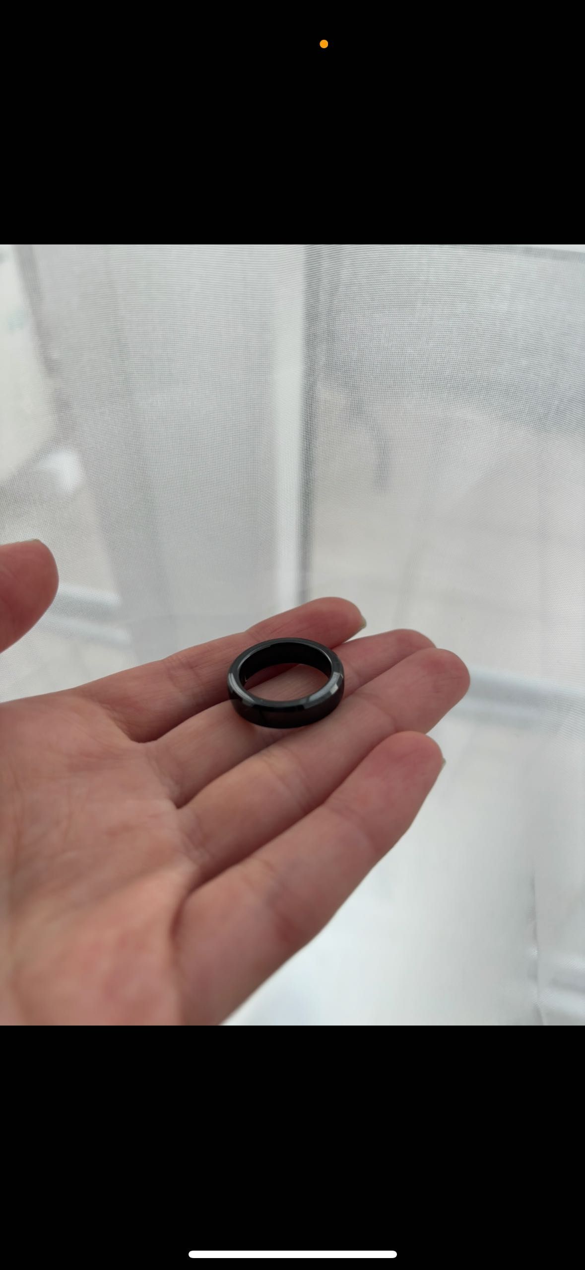 Ceramiczna obrączka płatnicza NFC/ Pierścionek Tapster