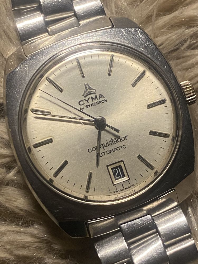 CYMA by Synchron Automatic zegarek vintage automatyczny