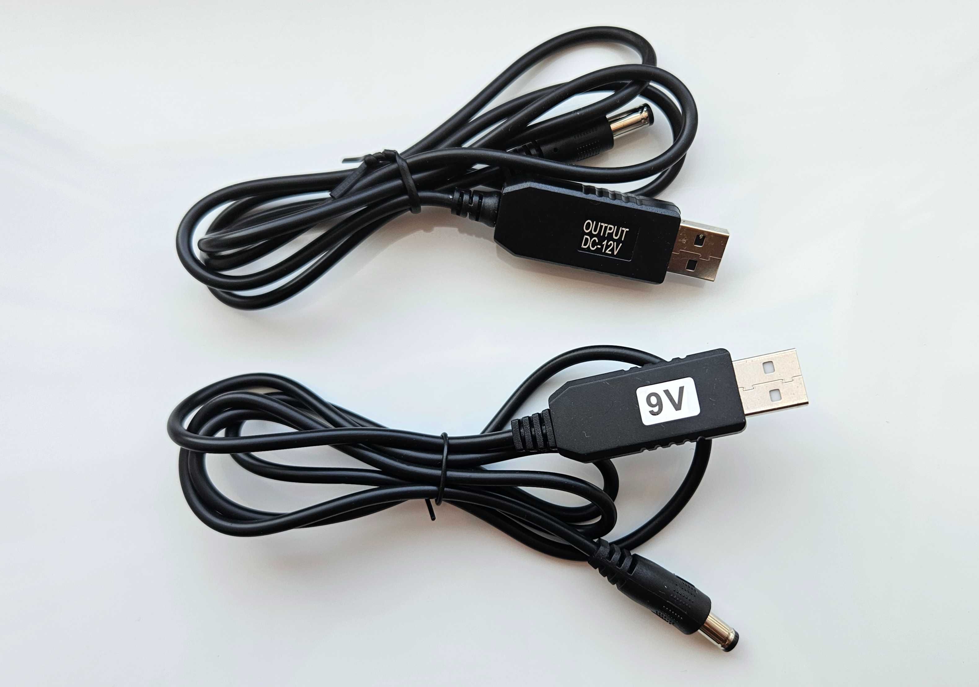 Кабель для роутера USB DC на 12v/9v интеренет без света 2 шт