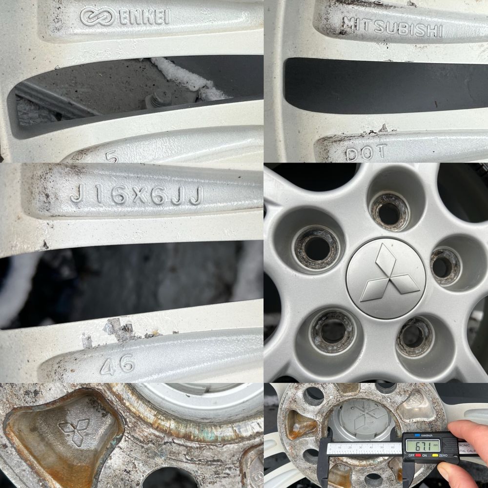 Оригінальні диски Mitsubishi r16 5*114,3 Lancer Outlander Nissan Honda