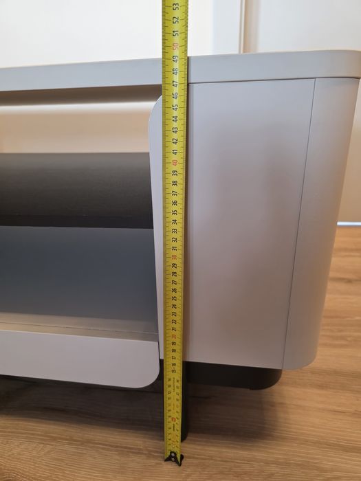 Stolik kawowy z 2 półkami VODOL meble Forte kaszmir/czarny