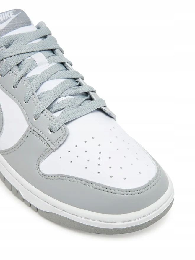 Nike 46 Buty Męskie Dunk Low Retro Sneakersy Szare Skórzane T42