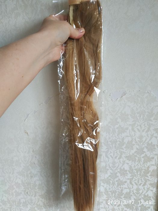 Шиньон, хвіст з кріпленням