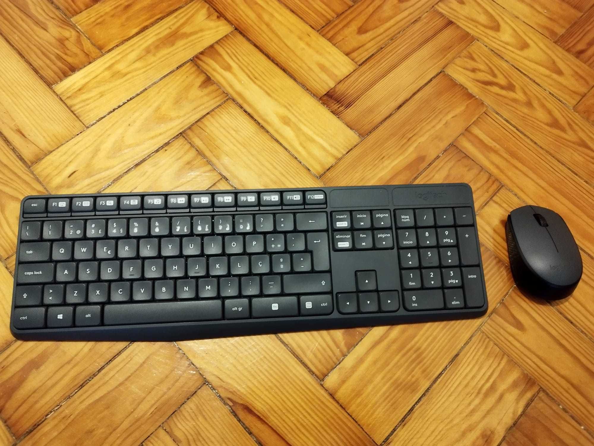 Teclado e Rato Bluetooth Logitech Wireless Combo MK235