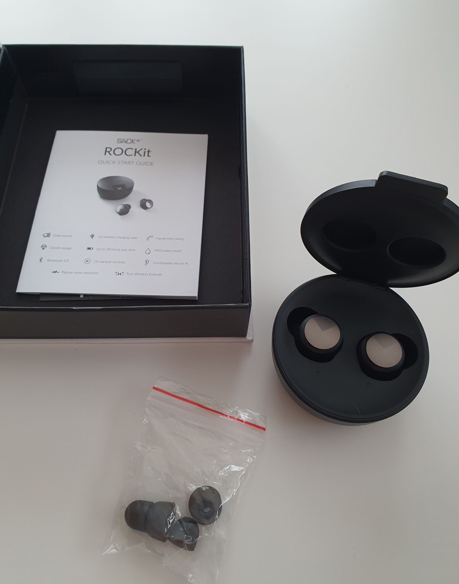 Słuchawki douszne Bluetooth RockIt SACKit