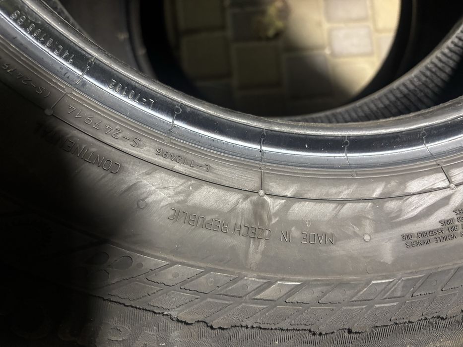 Шини зимові R16c 225/75 Continental (ціна за скат)2018рік