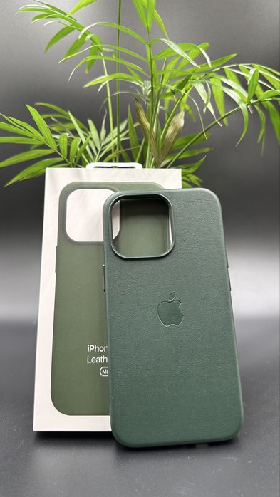 Skórzane Magsafe Etui do Iphone’a 13 Pro Green