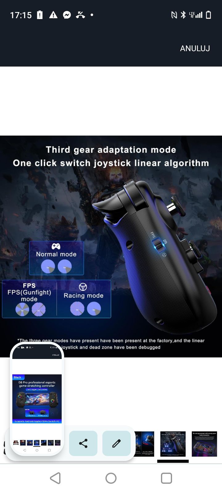 Megadream Game Controller for iOS/Android,support iPad Pro 13inch,Phon