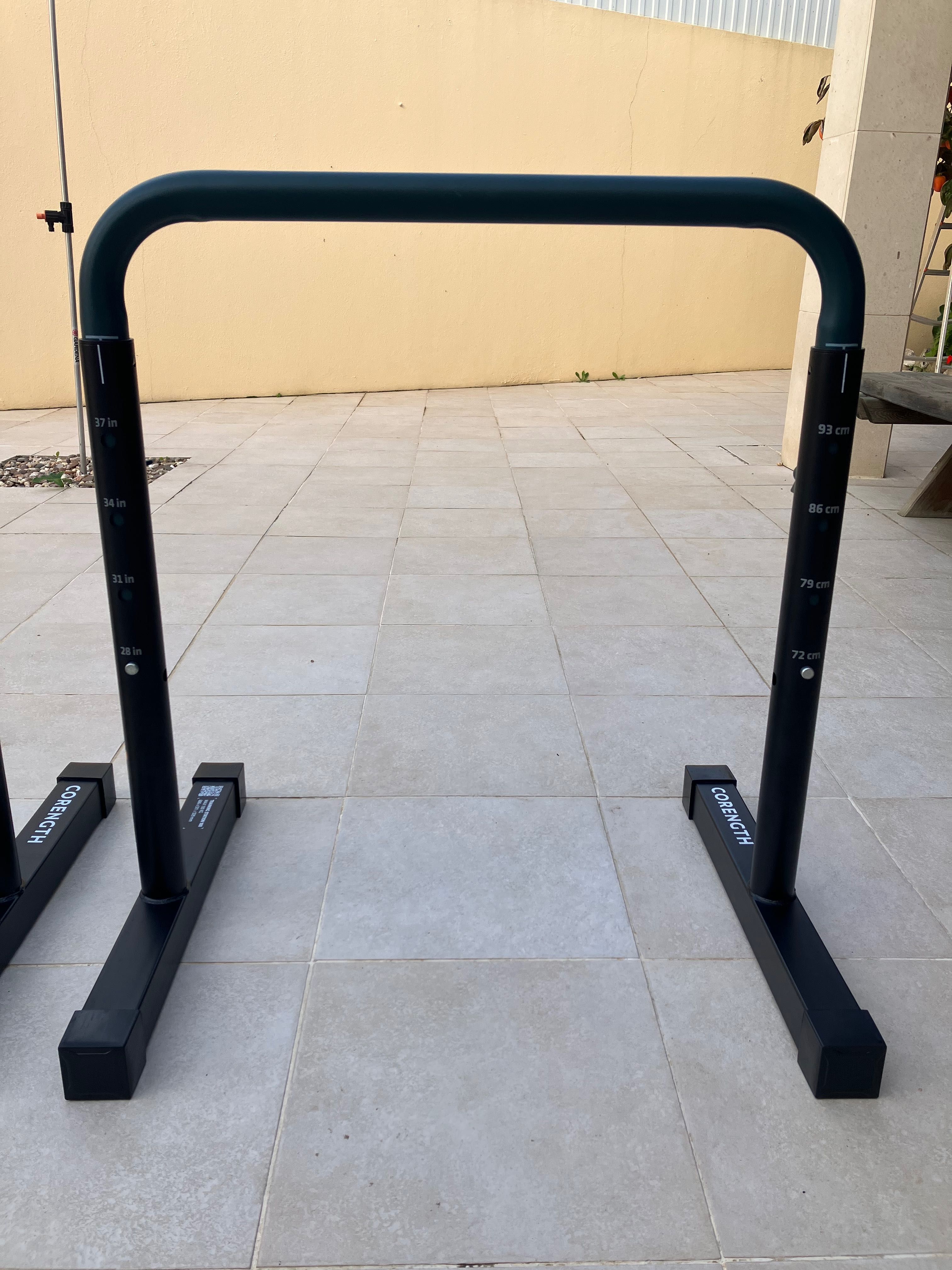 Barras paralelas ajustáveis novas