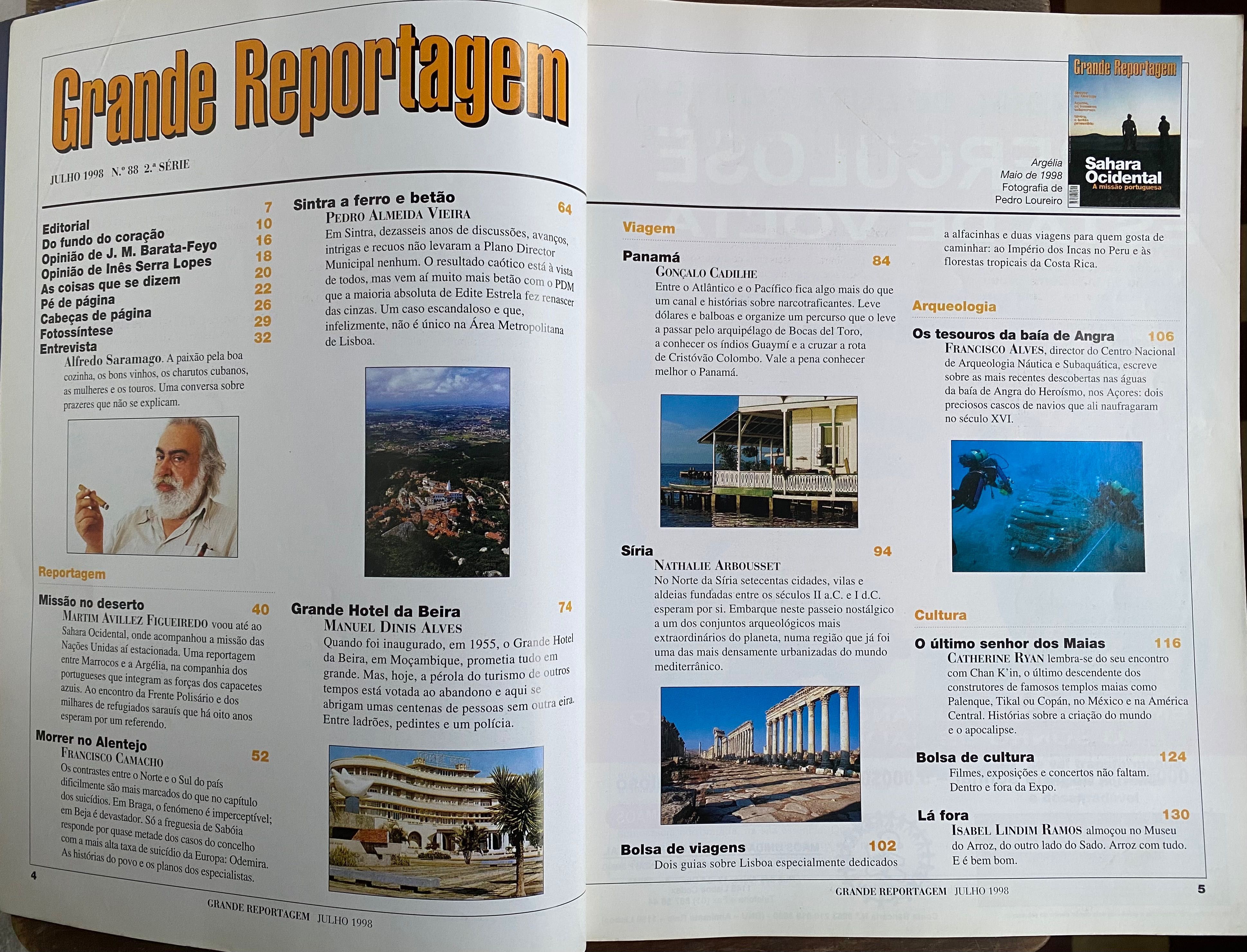 Lote 7 Revistas “Grande Reportagem”