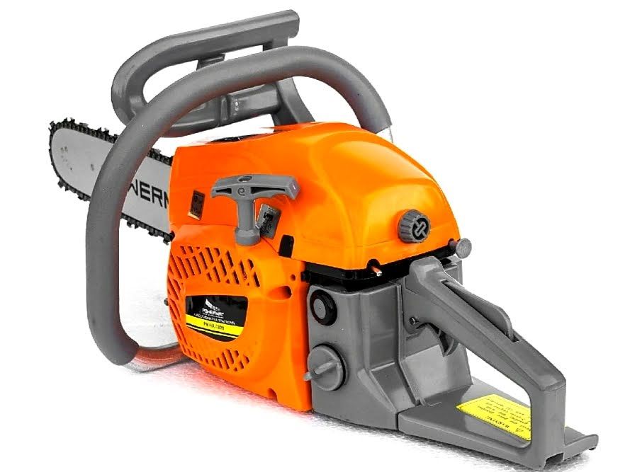 Piła Spalinowa POWERMAT 16" 40cm Prowadnica 4.9km Mocna Dobra Pilarka