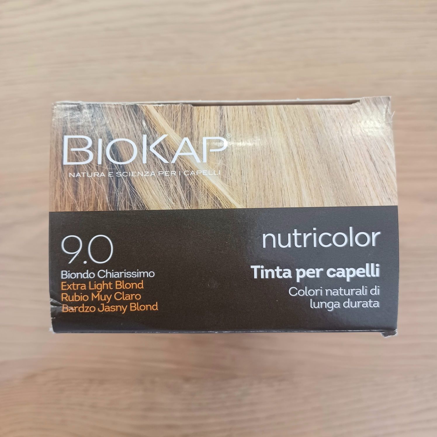 Farba do włosów NOWA biokap 9.0 bardzo jasny blond